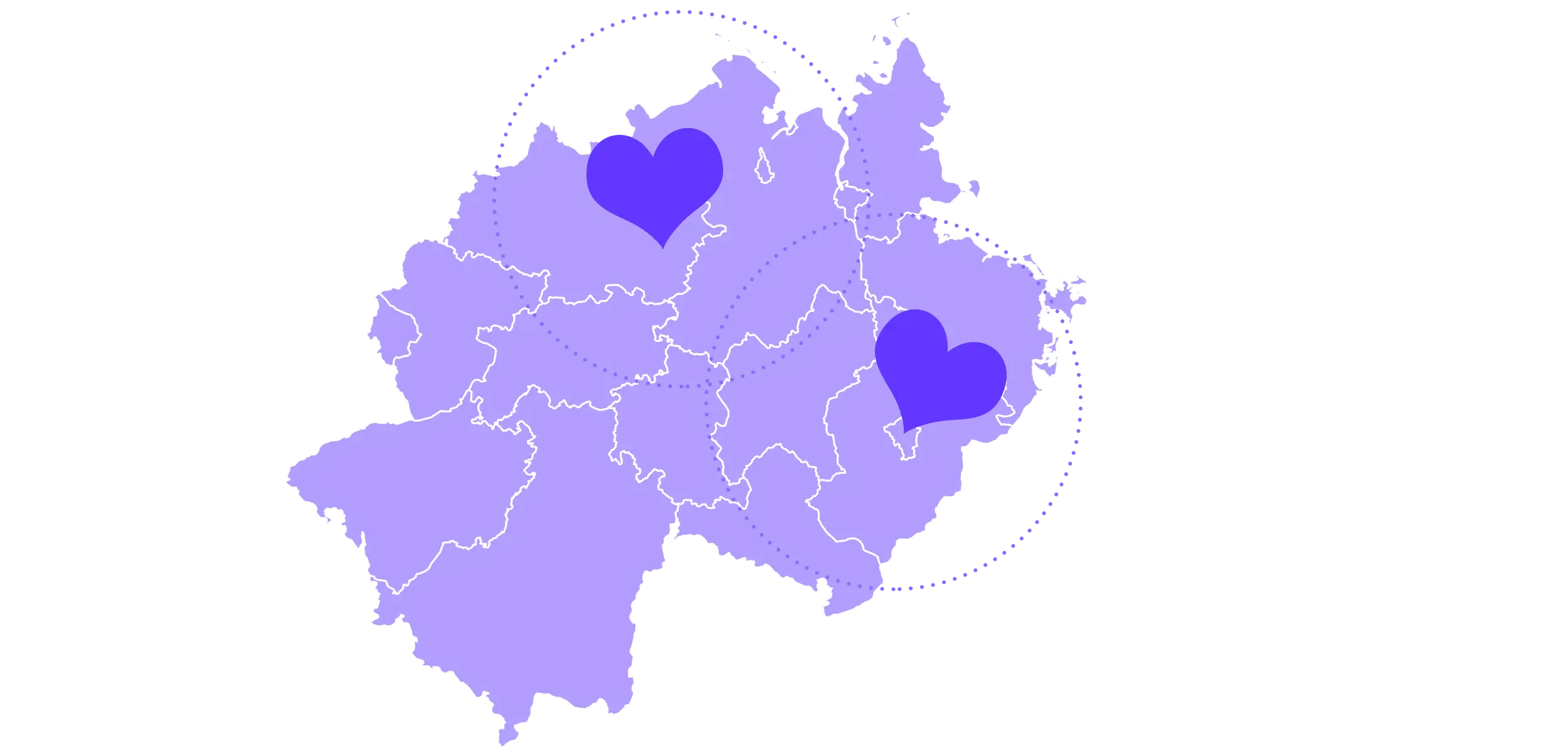 Westfalen, Berlin, 2 bis 3 Zugstunden so what!